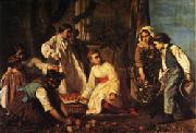 Alexandre Antigna Corpus Christi Day oil painting reproduction